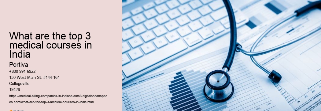 What are the top 3 medical courses in India